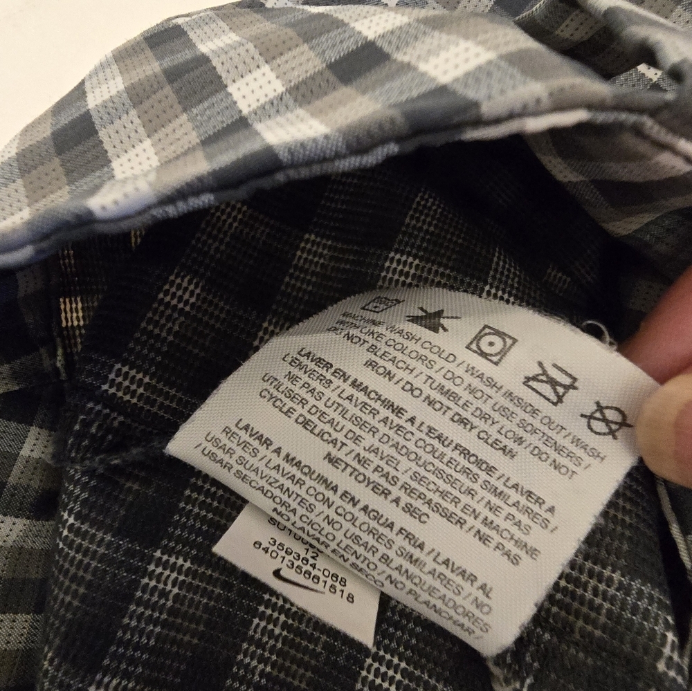 Nike Golf Dri Fit Women's Shorts Plaid Green Gray Size 12 - Picture 16 of 17